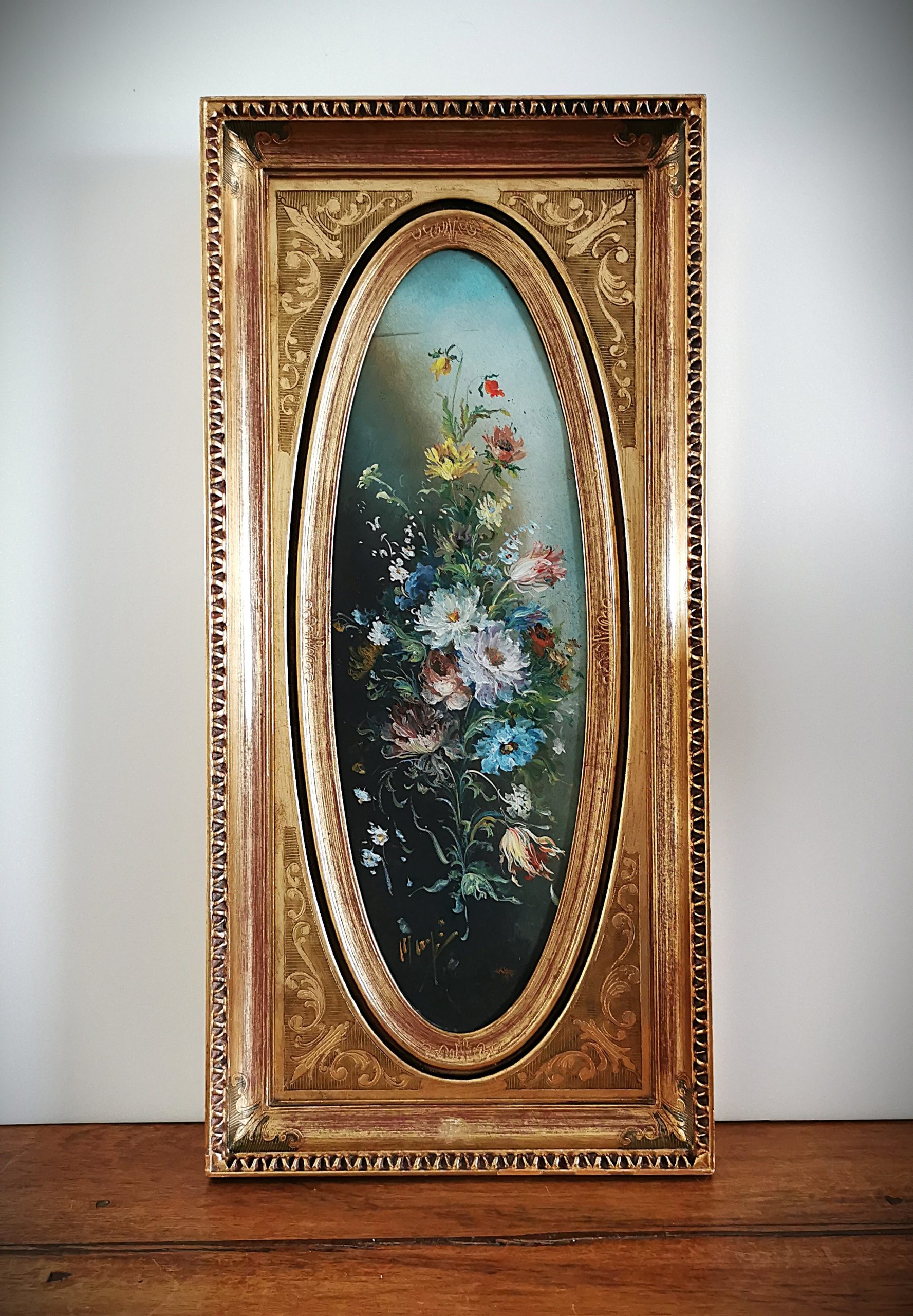 VD523 Bouquet Tôle Pass Antiq - Achat et vente d'oeuvres d'art