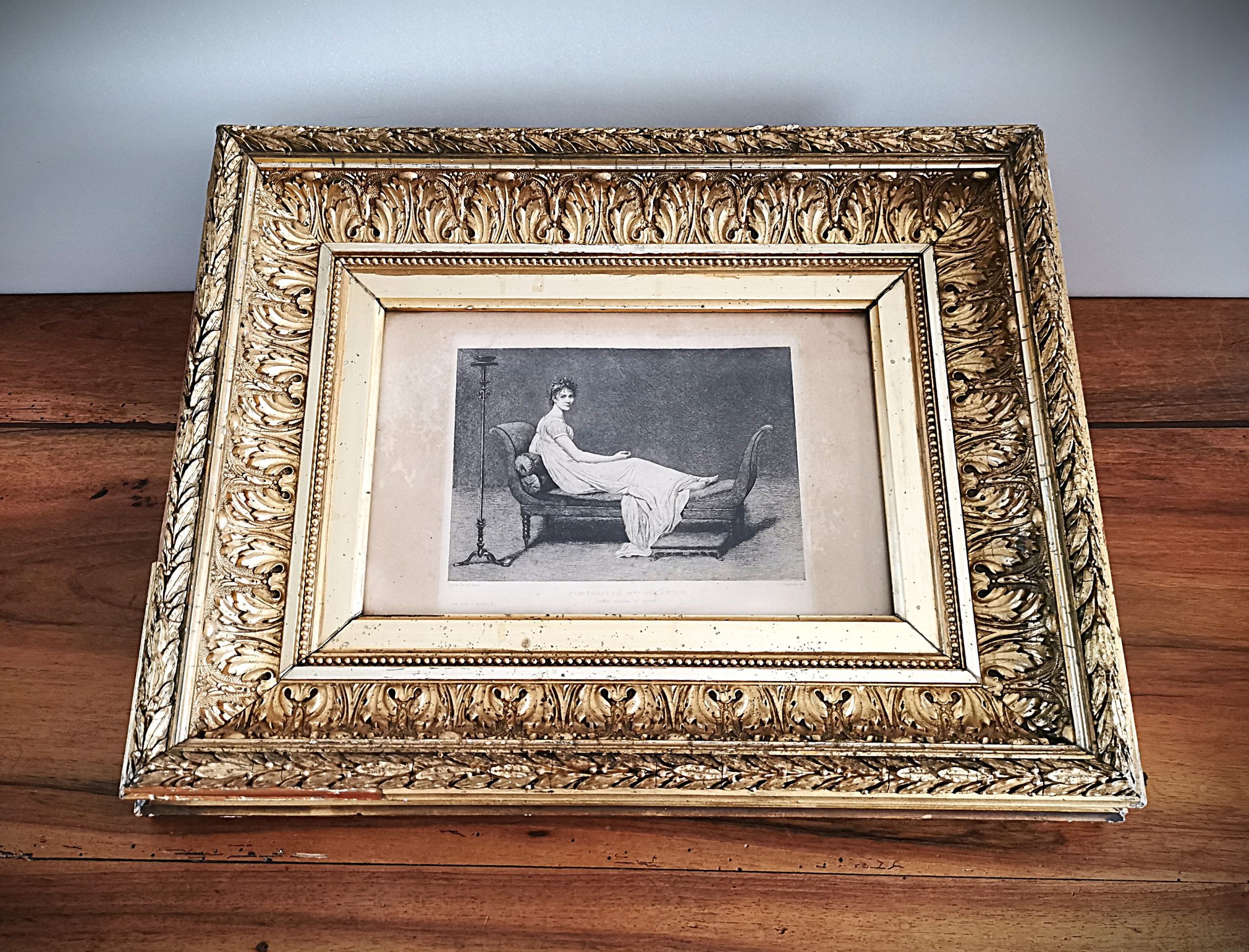 VD542 Tableau Recamier Pass Antiq - Achat et vente d'oeuvres d'art